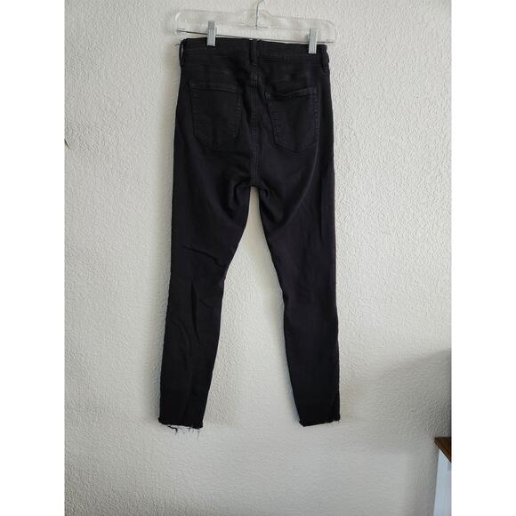 PacSun Power Super Stretch Black Distressed High Rise Ankle Jeggins 26 - Picture 2 of 7